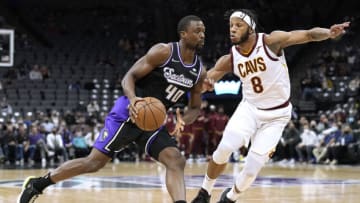 Harrison Barnes, Sacramento Kings and Lamar Stevens, Cleveland Cavaliers. Photo by Thearon W. Henderson/Getty Images