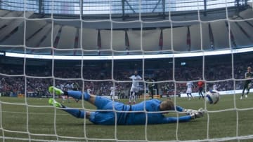 VANCOUVER, BC - MARCH 28: Goalkeeper David Ousted