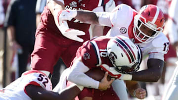 COLUMBIA, SC - OCTOBER 9: Quarterback Perry Orth