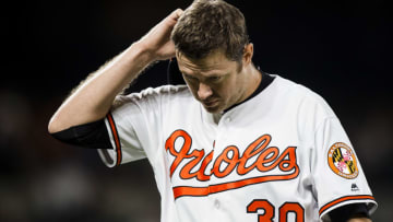 BALTIMORE, MD - AUGUST 28: Starting pitcher Chris Tillman