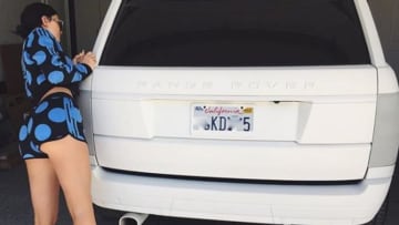 Kylie Jenner Shows Off Her White Carbon Fiber Range Rover