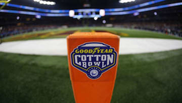ARLINGTON, TX - DECEMBER 29: A general view of the playing field before the 82nd Goodyear Cotton Bowl Classic between USC and Ohio State at AT&T Stadium on December 29, 2017 in Arlington, Texas. (Photo by Ron Jenkins/Getty Images)