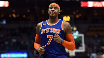 New York Knicks, Carmelo Anthony. (Photo by Stacy Revere/Getty Images)