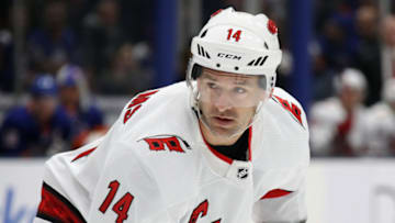 Justin Williams #14 of the Carolina Hurricanes (Photo by Bruce Bennett/Getty Images)