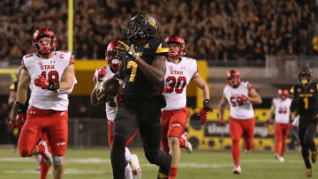 TEMPE, AZ - NOVEMBER 10: Rrunning back Kalen Ballage