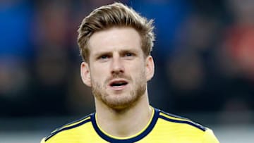 BUDAPEST, HUNGARY - MARCH 27: Stuart Armstrong of Scotland during the International Friendly match between Hungary and Scotland at Groupama Arena on March 27, 2018 in Budapest, Hungary. (Photo by Laszlo Szirtesi/Getty Images)