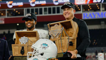 Gus Malzahn is using Auburn football transfer portal steals to set up UCF for success Mandatory Credit: Nathan Ray Seebeck-USA TODAY Sports