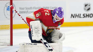 Nov 17, 2022; Sunrise, Florida, USA; Sergei Bobrovsky. Mandatory Credit: Jasen Vinlove-USA TODAY Sports