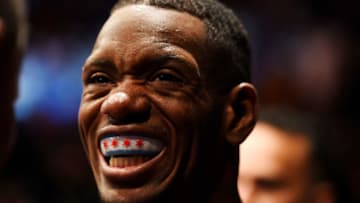 BUFFALO, NY - APRIL 08: Will Brooks enters the Octagon prior to the fight against Charles Oliveira of Brazil in their lightweight bout during the UFC 210 event at KeyBank Center on April 8, 2017 in Buffalo, New York. (Photo by Josh Hedges/Zuffa LLC/Zuffa LLC via Getty Images)