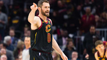 CLEVELAND, OH - APRIL 18: Kevin Love