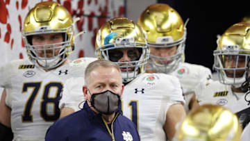 Brian Kelly, Notre Dame Fighting Irish. (Photo by Ronald Martinez/Getty Images)
