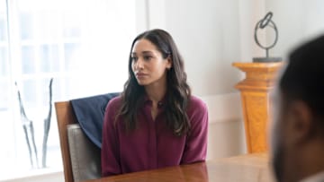 ACCUSED: Meaghan Rath in the “Morgan’s Story” episode of ACCUSED airing Tuesday, April 11 (9:01-10:00 PM ET/PT) on FOX. ©2023 Fox Media LLC. CR: Robin Cymbaly/FOX
