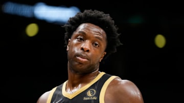 TORONTO, ON - JANUARY 7: OG Anunoby #3 of the Toronto Raptors (Photo by Mark Blinch/Getty Images)