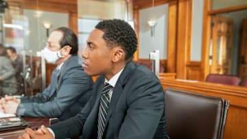 “Almost The Meteor”– While Lola is on maternity leave after going into labor while on the bench, she attempts to participate remotely in Judge Brenner’s special training about brain science and the law. Also, when Luke finds himself opposite Emily on an armed robbery case, he sees an ally in his experiment with restorative justice, and Mark hits another roadblock in his high profile case against a sheriff’s deputy, on ALL RISE, Monday, Jan. 25 (9:00-10:00 PM, ET/PT), on the CBS Television Network.Pictured: J. Alex Brinson as Luke WatkinsPhoto: Erik Voake/CBS ©2020 CBS Broadcasting, Inc. All Rights Reserved.