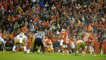 Clemson fans during the 2nd quarter Saturday, October 3, 2015 at Clemson's Memorial Stadium.Football 2015 Clemson Notre Dame