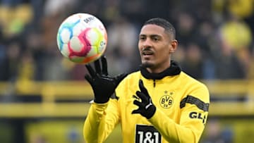 Borussia Dortmund striker Sebastian Haller (Photo by INA FASSBENDER/AFP via Getty Images)