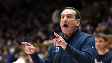 Duke basketball head coach Mike Krzyzewski (Rob Kinnan-USA TODAY Sports)
