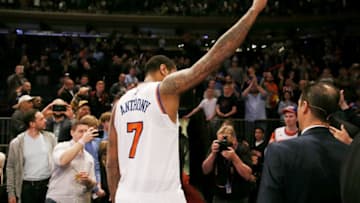 NEW YORK, NY - APRIL 12: Carmelo Anthony