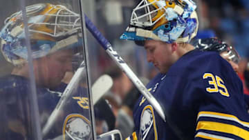 BUFFALO, NY - MARCH 23: Linus Ullmark