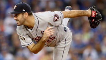 LOS ANGELES, CA - OCTOBER 31: Justin Verlander