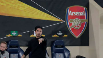 CASTELLON, SPAIN - APRIL 29: coach Mikel Arteta of Arsenal during the UEFA Champions League match between Villarreal v Arsenal at the Estadio de la Ceramica on April 29, 2021 in Castellon Spain (Photo by David S. Bustamante/Soccrates/Getty Images)