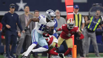 Malik Turner #17 of the Dallas Cowboys (Photo by Michael Zagaris/San Francisco 49ers/Getty Images)