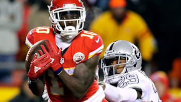 KANSAS CITY, MO - DECEMBER 08: Wide receiver Tyreek Hill