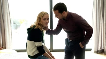 The Nest on Acorn TV. Sophie Rundle as Emily and Martin Compston as Dan © Studio Lambert and all3media international