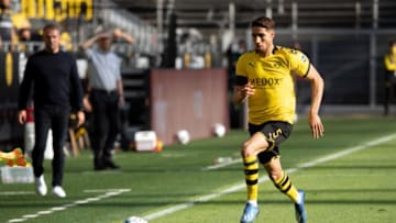 Achraf Hakimi's loan deal with Borussia Dortmund expires at the end of the season (Photo by Federico Gambarini/Pool via Getty Images)