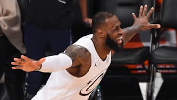 LOS ANGELES, CA - FEBRUARY 18: LeBron James #23 of Team LeBron celebrates winning the NBA All-Star Game 2018 at Staples Center on February 18, 2018 in Los Angeles, California. (Photo by Jayne Kamin-Oncea/Getty Images)