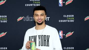 LOS ANGELES, CA - FEBRUARY 18: Mtn Dew Kickstart Rising Star Jamal Murray at Mtn Dew Kickstart Courtside Studios at NBA All-Star 2018 in Los Angeles, Sunday, February 18, 2018. (Photo by Phillip Faraone/Getty Images for Mtn Dew NBA All-Star Weekend)