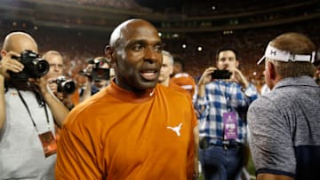 Charlie Strong, Texas Football Mandatory Credit: Soobum Im-USA TODAY Sports