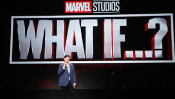 ANAHEIM, CALIFORNIA - AUGUST 23: President of Marvel Studios Kevin Feige took part today in the Disney+ Showcase at Disney’s D23 EXPO 2019 in Anaheim, Calif. (Photo by Jesse Grant/Getty Images for Disney)