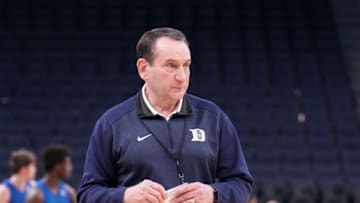 Duke basketball head coach Mike Krzyzewski (Kelley L Cox-USA TODAY Sports)