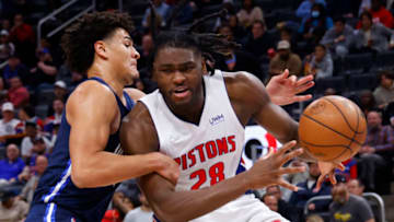Detroit Pistons center Isaiah Stewart (28) Credit: Rick Osentoski-USA TODAY Sports