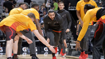 SAN ANTONIO, TX - MARCH 23: Ricky Rubio