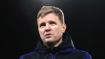 LEEDS, ENGLAND - JANUARY 22: Eddie Howe, Manager of Newcastle United looks on following the Premier League match between Leeds United and Newcastle United at Elland Road on January 22, 2022 in Leeds, England. (Photo by George Wood/Getty Images)