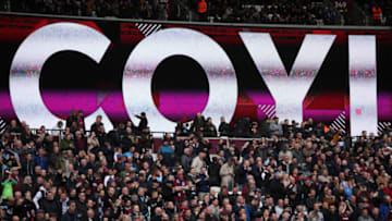 LONDON, ENGLAND - MAY 04: General view inside the stadium prior to the Premier League match between West Ham United and Southampton FC at London Stadium on May 04, 2019 in London, United Kingdom. (Photo by Marc Atkins/Getty Images)