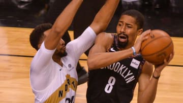 Brooklyn Nets Spencer Dinwiddie (Photo by Anatoliy Cherkasov/NurPhoto via Getty Images)
