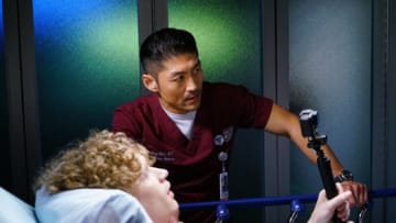 CHICAGO MED- "Too Close to the Sun" Episode 508 -- Pictured: Brian Tee as Dr. Ethan Choi -- (Photo by: Elizabeth Sisson/NBC)