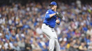 The Phillies may prefer to sign a left-handed setup man like Wilson. Photo by Stacy Revere/Getty Images.