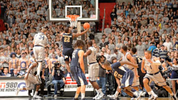 WASHINGTON, DC - JANUARY 12: Brad Wanamaker #22 of the Pittsburgh Panthers drives to the basket during a college basketball game against the Georgetown Hoyas on January 12, 2011 at the Verizon Center in Washington, DC. The Panthers won 72-57. (Photo by Mitchell Layton/Getty Images)