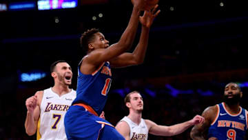 LOS ANGELES, CA - JANUARY 21: Frank Ntilikina