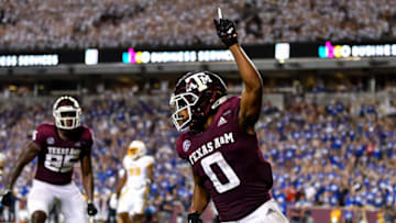 Ainias Smith, Texas A&M football Mandatory Credit: Maria Lysaker-USA TODAY Sports