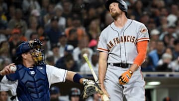 SAN DIEGO, CA - APRIL 14: Hunter Pence