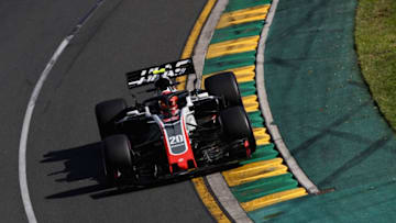 MELBOURNE, AUSTRALIA - MARCH 25: Kevin Magnussen of Denmark driving the (20) Haas F1 Team VF-18 Ferrari on track during the Australian Formula One Grand Prix at Albert Park on March 25, 2018 in Melbourne, Australia. (Photo by Mark Thompson/Getty Images)