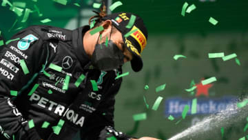 Lewis Hamilton, Mercedes, Formula 1 (Photo by GABRIEL BOUYS/POOL/AFP via Getty Images)