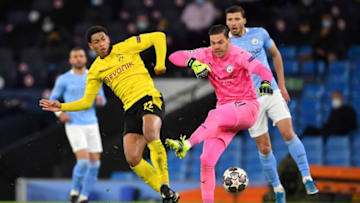 Jude Bellingham was robbed of his fist Champions League goal (Photo by PAUL ELLIS/AFP via Getty Images)