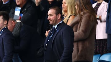 LIVERPOOL, ENGLAND - APRIL 15: Everton Director of Football Kevin Thelwell looks on during the Premier League match between Everton FC and Fulham FC at Goodison Park on April 15, 2023 in Liverpool, England. (Photo by Chris Brunskill/Fantasista/Getty Images)