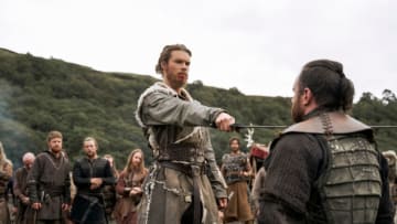 Vikings: Valhalla. (L to R) Sam Corlett as Leif in episode 101 of Vikings: Valhalla. Cr. Bernard Walsh/Netflix © 2021